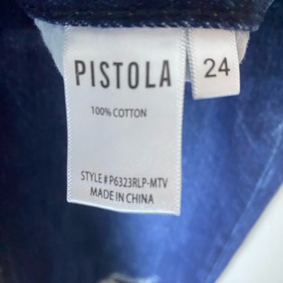 PISTOLA Cassie Super High Rise Straight Crop in Motive Size 24 - Picture 8 of 13